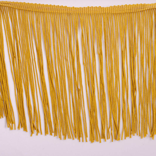 15cm long gold fringe