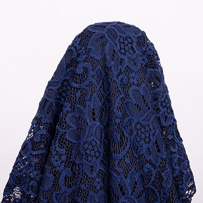 Bridget Lace Fabric Navy