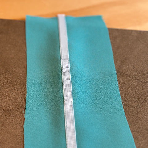 boning stitched straight to seam example