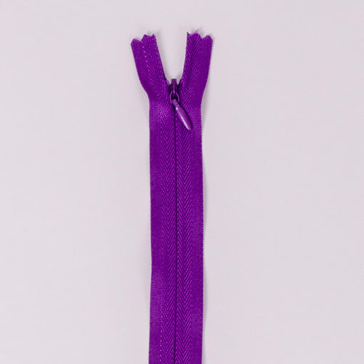 purple invisible zip