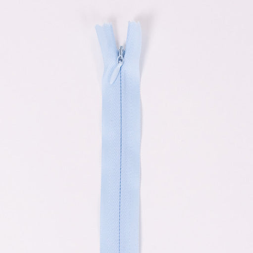 light blue invisible zip