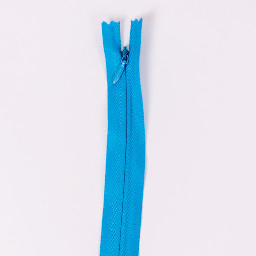 turquoise invisible zip